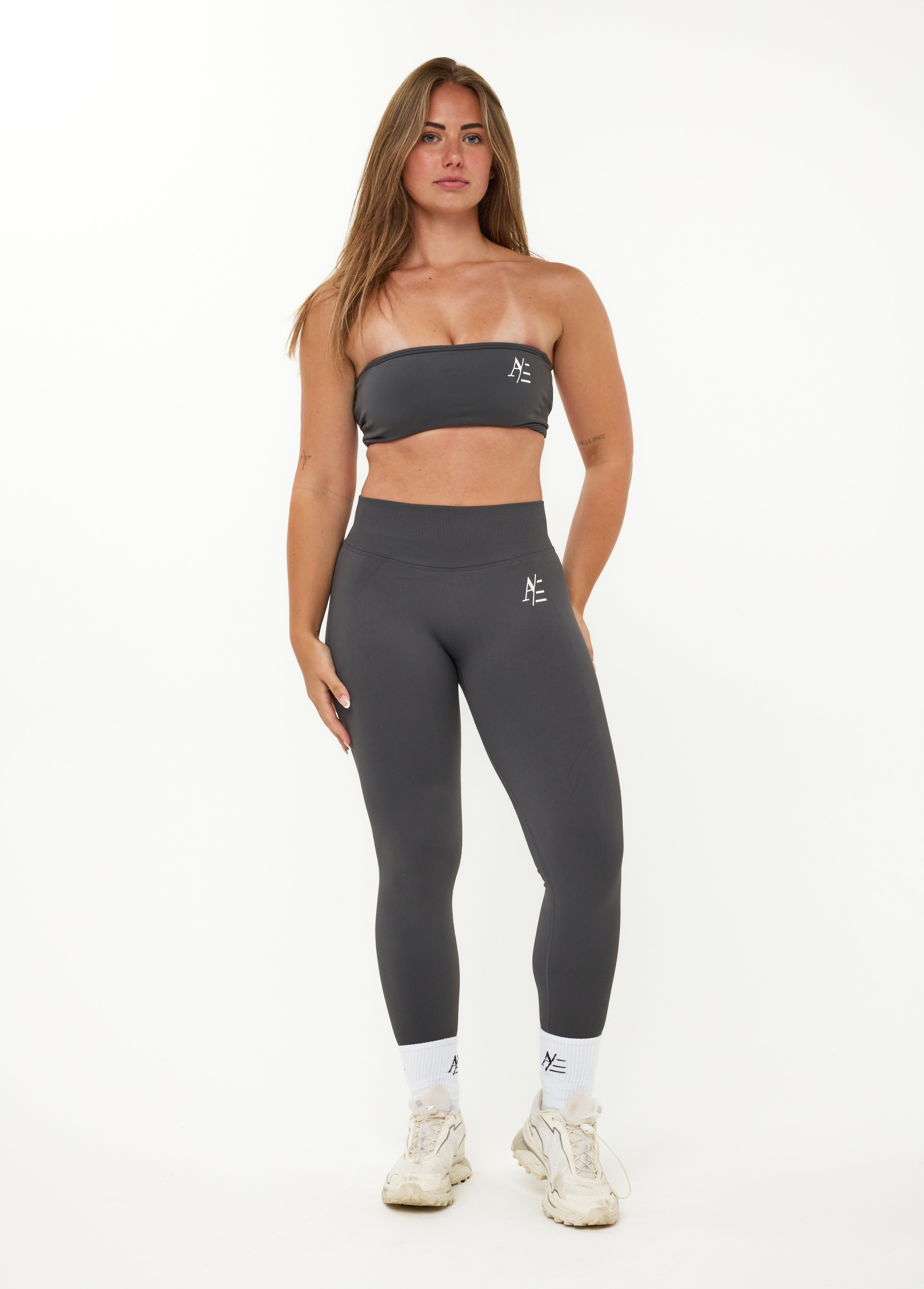 Bandeau Sports Bra Storm Grey