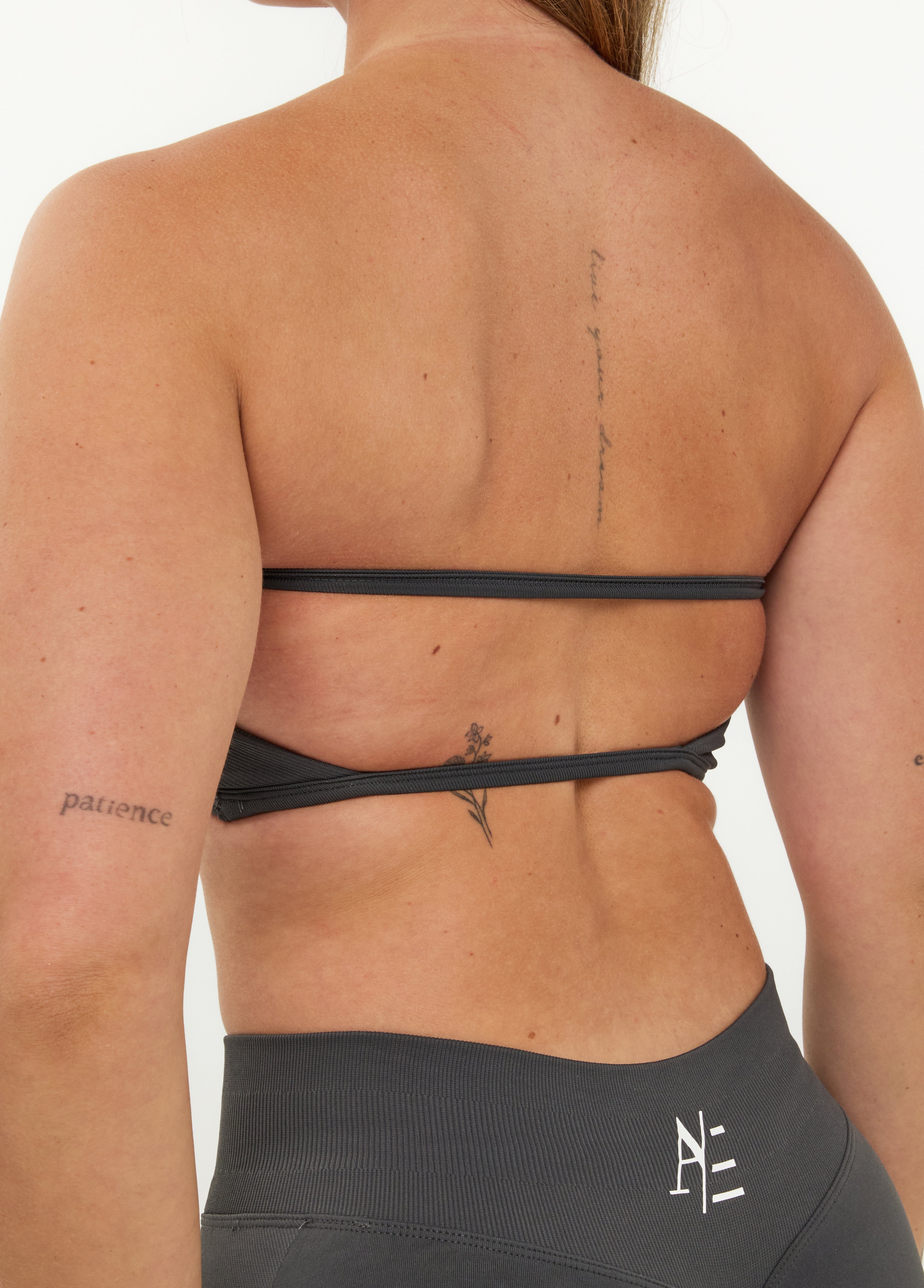 Bandeau Sports Bra Storm Grey