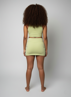 ROYALTY CRYSTAL - 2 PIECE SHORT SKIRT SET