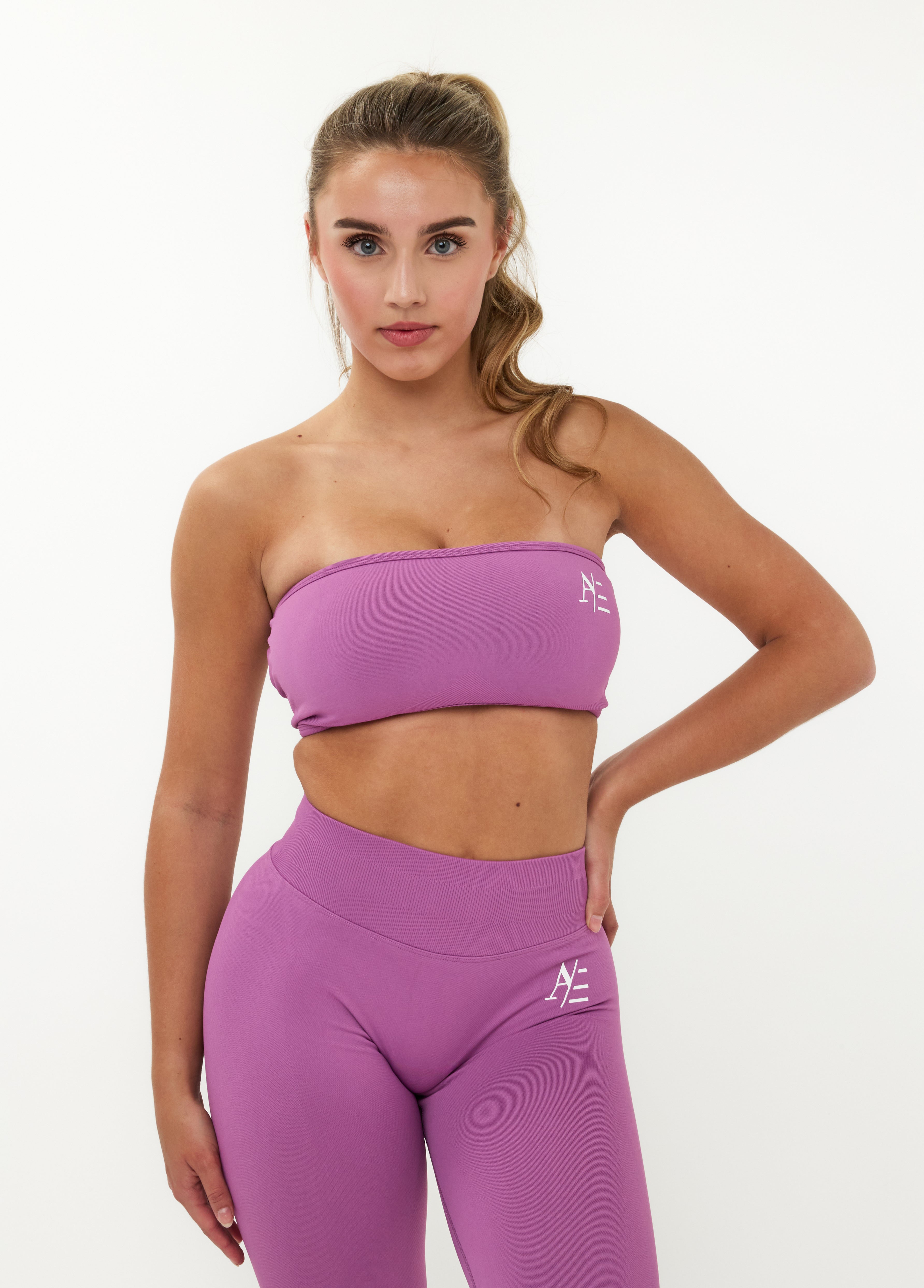 Bandeau Sports Bra Orchid Purple